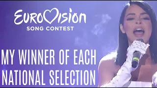 Eurovision 2021: MY WINNER OF EACH NATIONAL SELECTION [+ Bulgaria & Ukraine]