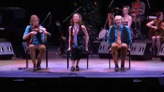 Christmas Celtic Sojourn, 2012:  Jon and Nathan Pilatzke, with Cara Butler.  Chair Dance.