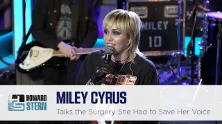 Miley Cyrus on the Surgery She Had to Save Her Voice