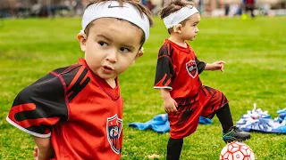 Neo's First Soccer Game!!! (SO CUTE!)