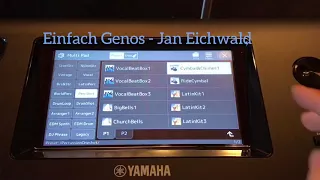 Einfach Genos - Jan Eichwald erklärt Yamaha Genos (Teil 1: Home Screen)