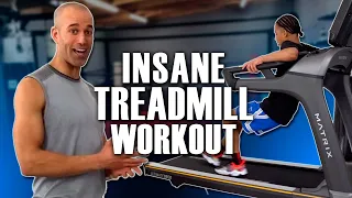 Insane 20 Minute Treadmill Workout That'll Burn FAT