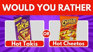 Would You Rather? Junk Food Edition 🍕🍔 | Avocado Quiz 🥑