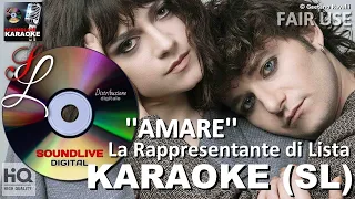 La Rappresentante di lista - Amare - karaoke (SL)