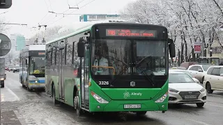 Алматы.Zhong Tong LCК6125HGAN 2019 г.в, 118 маршрут, БН 3326