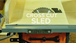 📌How to make a simple crosscut sled for table saw