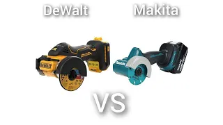 Сравнение мини болгарок Dewalt dcs 438 и Makita dms 300