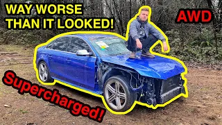 I Just BOUGHT a Salvage 2015 Audi S4 (COPART Said "Run and Drive" And its DEFINITELY NOT!)