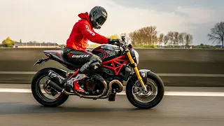 DUCATI MONSTER 1200S TERMIGNONI Exhaust sound / Carbon / Desmo /FLY BY