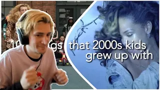 xQc Reacts to 100 SONGS THAT 2000S KIDS GREW UP WITH (+ SPOTIFY PLAYLIST)