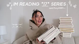 *attempting* to finish the 17 series I am in the middle of (spoiler free reading vlog)