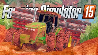 TRATORES PATINANDO NO ATOLEIRO | Farming Simulator 15