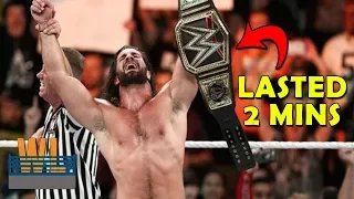 6 Wrestlers Who Lost Their WWE Championship Title Immediately After Winning It!