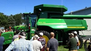 2010 John Deere 9670 STS Combine with 1099 Engine Hours Sold on Minnesota Farm Auction Yesterday