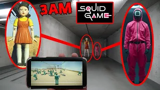 DO NOT PLAY SQUID GAME THE GAME AT 3AM OR SQUID GAME GUARDS AND GIANT DOLL WILL APPEAR! (IT WORKED!)