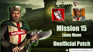 Stronghold Crusader HD - Mission 15 -  Lions Mane - Unofficial patch #strongholdcrusader #stronghold