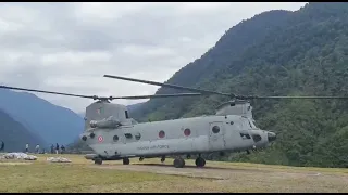 CH_ 47,,, CHINOOk episode 2 landing Hilly area china border of Huri post