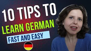 10 Practical Tips To LEARN GERMAN FAST & EASY!