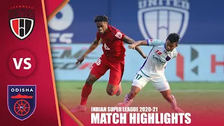 ISL 2020-21 Highlights M93: Northeast United  Vs Odisha FC