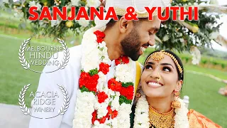 Sanjana and Yuthi Same Day Edit Hindu Wedding Video Melbourne