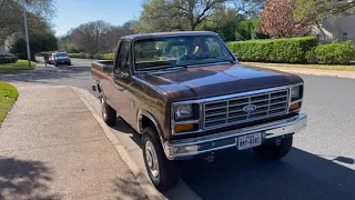 1984 Ford F250 4x4 6.9 IDI Diesel + T19 4 speed