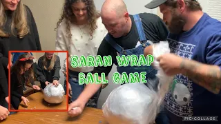 Saran Wrap Christmas Ball 2022! Gifts + Money (intense)