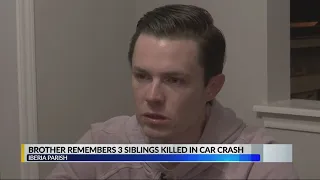 Brother remembers 3 siblings killed in car crash