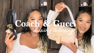 Coach Pillow Tabby & Gucci Sandals Unboxing ft utrustbiz.ru