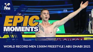 WORLD RECORD MEN 1500m FREESTYLE FULL EVENT