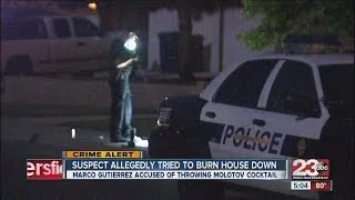 Man allegedly tried to burn house down