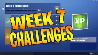 Fortnite SEASON 7 - WEEK 7 CHALLENGES Leaked