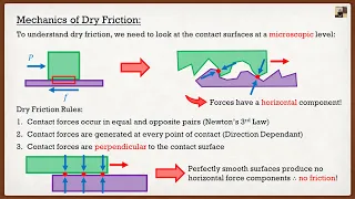 Engineering Statics | Theory | Dry Friction