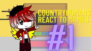 Countryhumans react to memes || Gacha Club