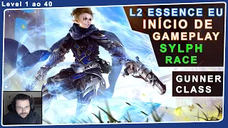 Lineage 2 Essence - Início de Gameplay da Raça SYLPH Gunner Class (Level 1 ao 40) DICAS Iniciais