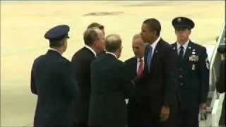 Obama Arrives in Memphis