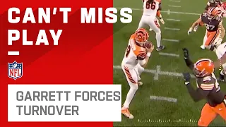 Myles Garrett Forces Joe Burrow Fumble!