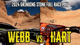 WEBB VS HART Full Race POV: 2024 Grinding Stone Hard Enduro