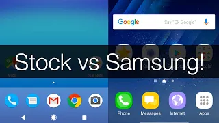 Android 7 UIs: Stock vs Samsung!