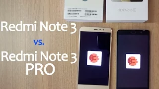 Xiaomi Redmi Note 3 (Mediatek Helio X10) vs. Xiaomi Redmi Note 3 PRO (Snapdragon 650)