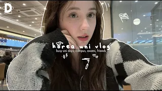 📓KOREA UNI VLOG: загруженные учебные дни, кампус, экзамены, друзья[ENG/RUS]