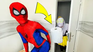 Team SPIDER-MAN's Morning Routines In Real Life | Fighting Bad Guys