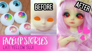 Repainting Dolls - Lati Yellow Suji - Faceup Stories ep.52
