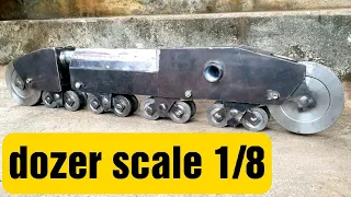 Homemade dozer scale 1/8, Caterpillar, Cat D11, part 1 | rc action homemade