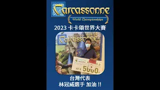 2023卡卡頌世界大賽台灣代表應援實況 #卡卡頌#Carcassonne#カルカソンヌ