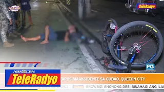 Siklista sugatan matapos maaksidente sa Cubao, Quezon City | Sakto (1 Aug 2022)