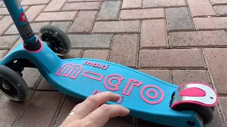 Micro Kickboard   Maxi Deluxe LED 3 Wheeled, Lean to Steer, Swiss Designed Micro Scooter Review