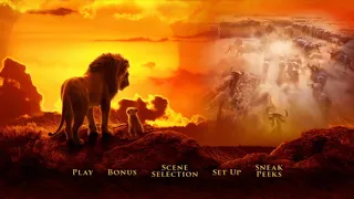 the lion king 2019 menu walkthrough