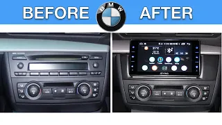 BMW 118i E87 ANDROID HEADUNIT UPGRADE