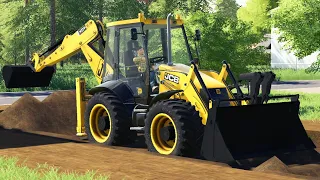 Farming simulator 2019 - JCB 4cx soil excavation