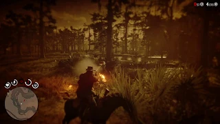 RDR2 Creepy Night Folk Encounter 01